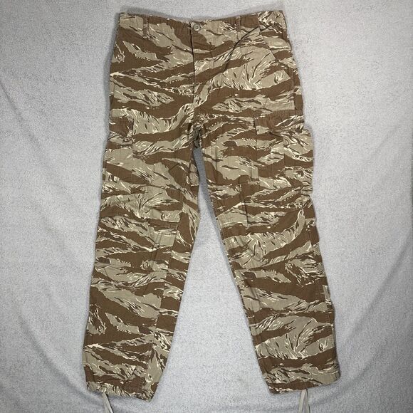 Desert Tiger Stripe Camouflage Pants Men’s Size L-Reg McGuire Army Navy Milsim - Picture 1 of 16